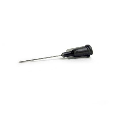 22 ga Needle, 1", Black