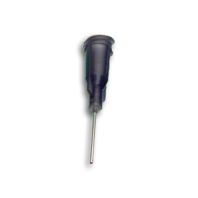 22 ga Needle, 1/2", Black