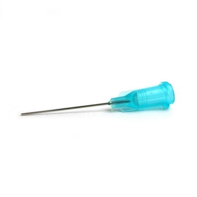 23 ga Needle, 1", Light Blue