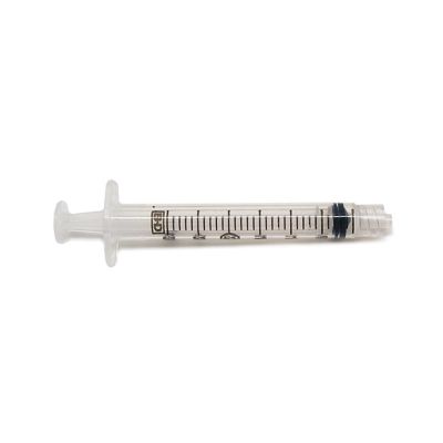 Disposable 3 cc Syringe with Luer-Lock