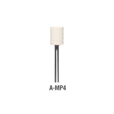 Felt bob 3/8" x 1/2" cylinder, size 6 medium density.