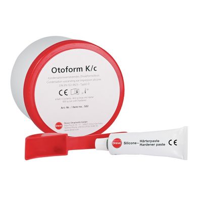Dreve 502 Otoform Kc Impression Kit, 800 g with dosing spoon.