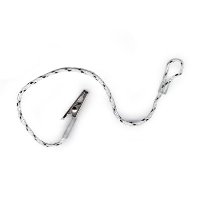 BTE Monaural OtoClip 54911, Black & White Nylon Cord