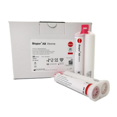 Dreve 288428 Biopor AB Xtreme 40 Shore, Red Opaque, 8/box