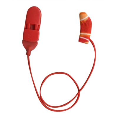 Ear Gear 56337 Micro, Corded, Mono, Orange/Red