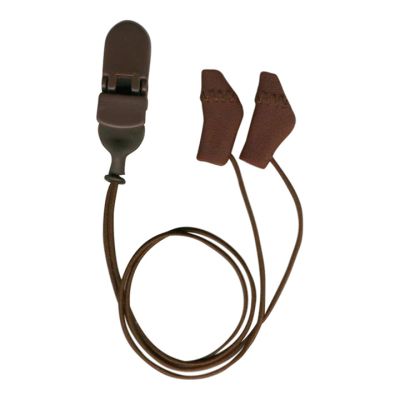 Ear Gear 56354 Micro, Corded, Binaural, Chocolate Brown