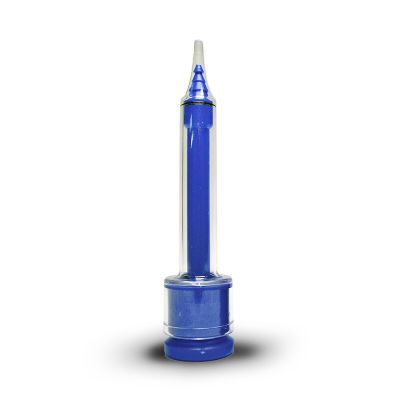 Clear CIC Syringe with Blue Plunger, 3 mm