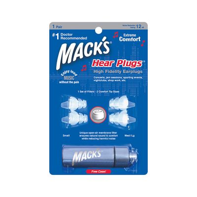 Mack's Hear Plugs High Fidelity Ear Plugs, 1 Pair