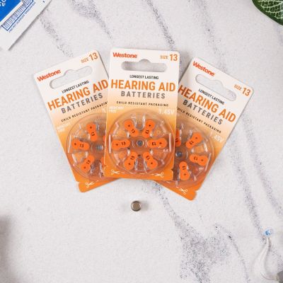 Westone Hearing Aid Batteries, Size 13, Box of 60