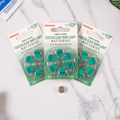 Westone Hearing Aid Batteries, Implant 675, Box of 60