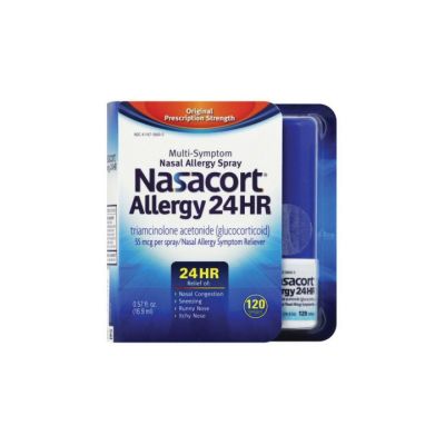 Nasacort Allergy 24HR 55 mcg Nasal Spray, 0.57 oz