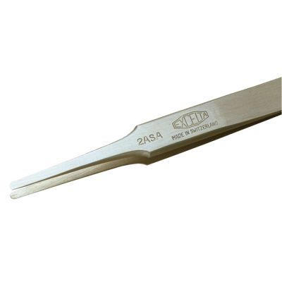 Excelta 2A-SA #2A Tapered Tip Tweezer with Round Points