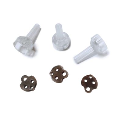 Grason-Stadler Probe Tip Replacement Kit showing tips and gaskets, Pack of 3