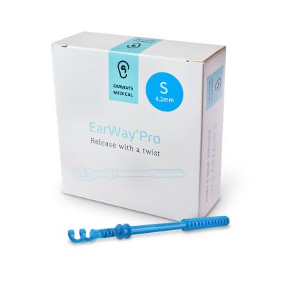 EarWay Pro Wax Removal Tool, Small Blue, 4.2 mm, Pack of 25