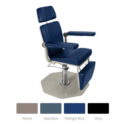 UMF Medical 8612 ENT Chair showing four color options