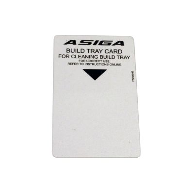 Asiga build tray cards, sold in a pack of 10 cards.