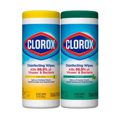 Clorox Disinfecting Wipes, Canister of 35