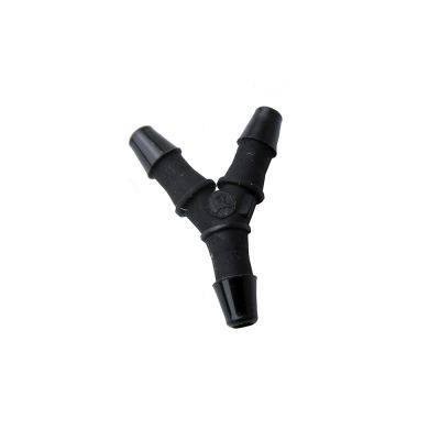 Y Tube Connector for Listening Stethoscope, Black