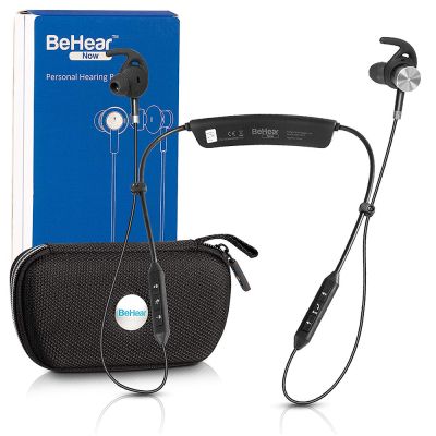 BeHear NOW Bluetooth Personal Hearing Amplifier with case