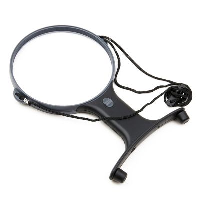 Hands-Free LED Lighted 5" Magnifier