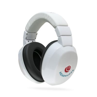 Lucid Audio HearMuffs for infants shown in white