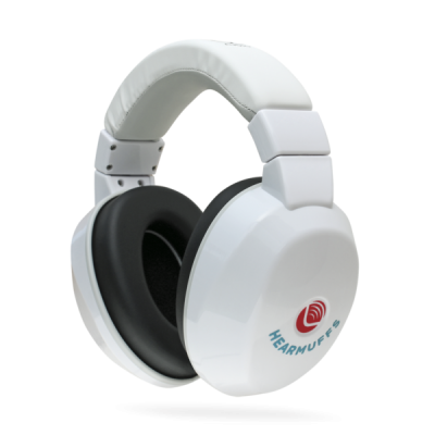 Ludid Audio HearMuffs for kids showing white color
