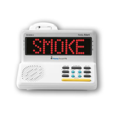 Sonic Alert HomeAware Main Unit with built in Smoke/CO detector
