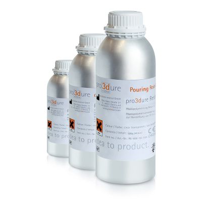 pro3dure PR-1 Pouring Resin, Blue Transparent, 250 g Bottle