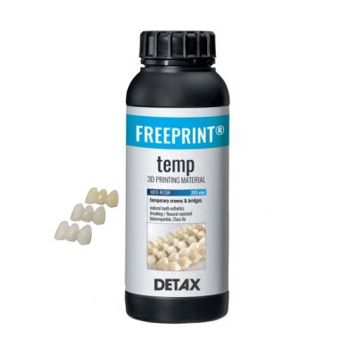 Detax 02120 Freeprint Temp Resin, A1, 1 kg Bottle