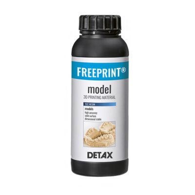 Detax 03778 Freeprint Model Resin, Sand, 1 kg Bottle
