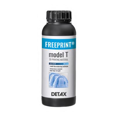 Detax 02332 Freeprint Model T Resin, Light Blue, 1 kg Bottle