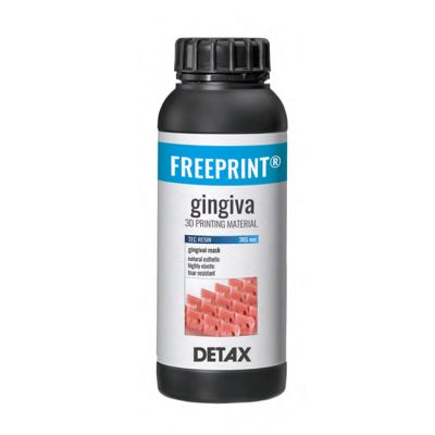 Detax 02843 Freeprint Gingiva Resin, Gingiva, 1 kg Bottle
