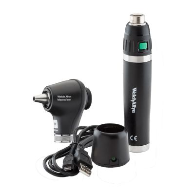 Welch Allyn MacroView LED Otoscope with Lithium-ion Handle and USB cable and charging module