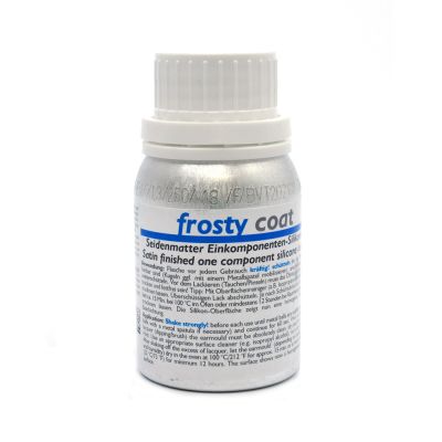 Frosty Coat Satin finished one component silicone lacquer. 100 ml.