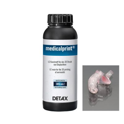 Detax 4088 Medicalprint in rose, 1000 g bottle