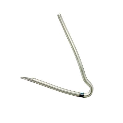 Silver Tube Lock with #13 thick tubing. Pack of 10.