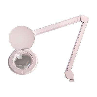 Accu-Lite White 6" Round LED Magnifier with 3.5 Diopter and 45" Arm