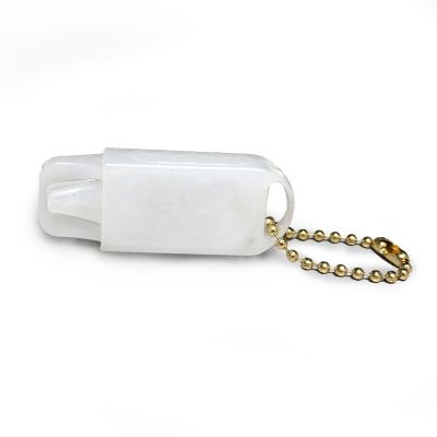 Battery Caddie, Blank White with Chain, Individual
