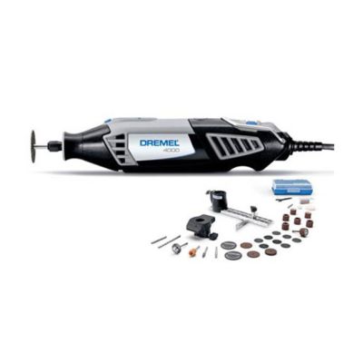Dremel 4000 High Performance Rotary Tool Kit with accessories. 