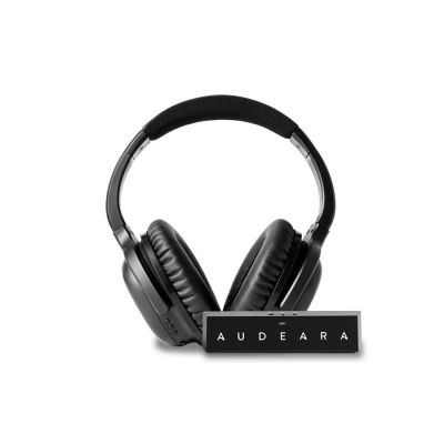 Audeara Noise Cancelling Bluetooth Headphones with Transceiver Bundle