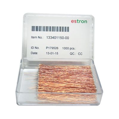 Estron 133401150 CPT Solid Wire, 40mm, Gold, Box of 1000