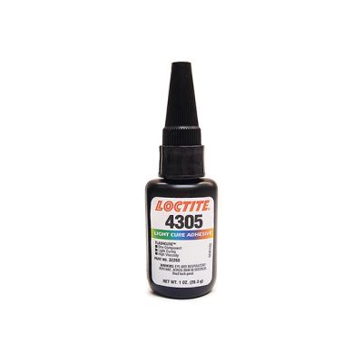 Loctite 4305 Flashcure UV Light cure Adhesive, High Viscosity, 1oz Bottle