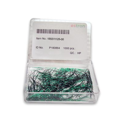 Estron 185511125-00 ESW Solid Wire, 51 mm, Green, Box of 1000