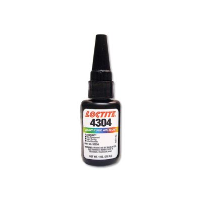 Loctite 4304 Flashcure UV Light cure Adhesive, Low Viscosity, 1oz Bottle