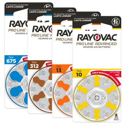 Rayovac ProLine Advanced Hearing Aid Batteries