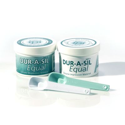 Dur-A-Sil Equal Impression Material Kit, 20 oz Tubs