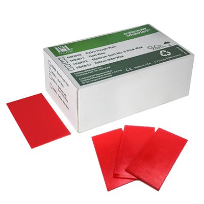 Hygenic Red Wax in a five pound box