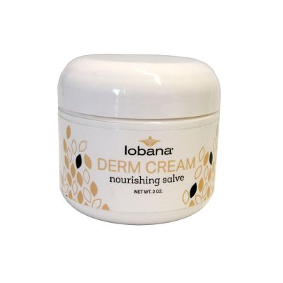 Lobana Derm Cream nourishing salve in a 2 oz container