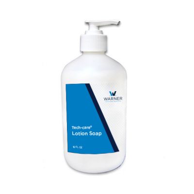 Warner Tech-care Lotion Soap 16 oz bottle with pump