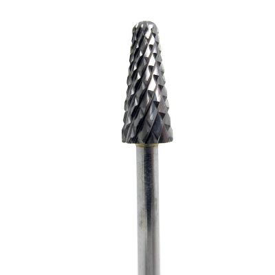 47XC Cone Shape Carbide Cutter, Cross-cut, 3/32" shank